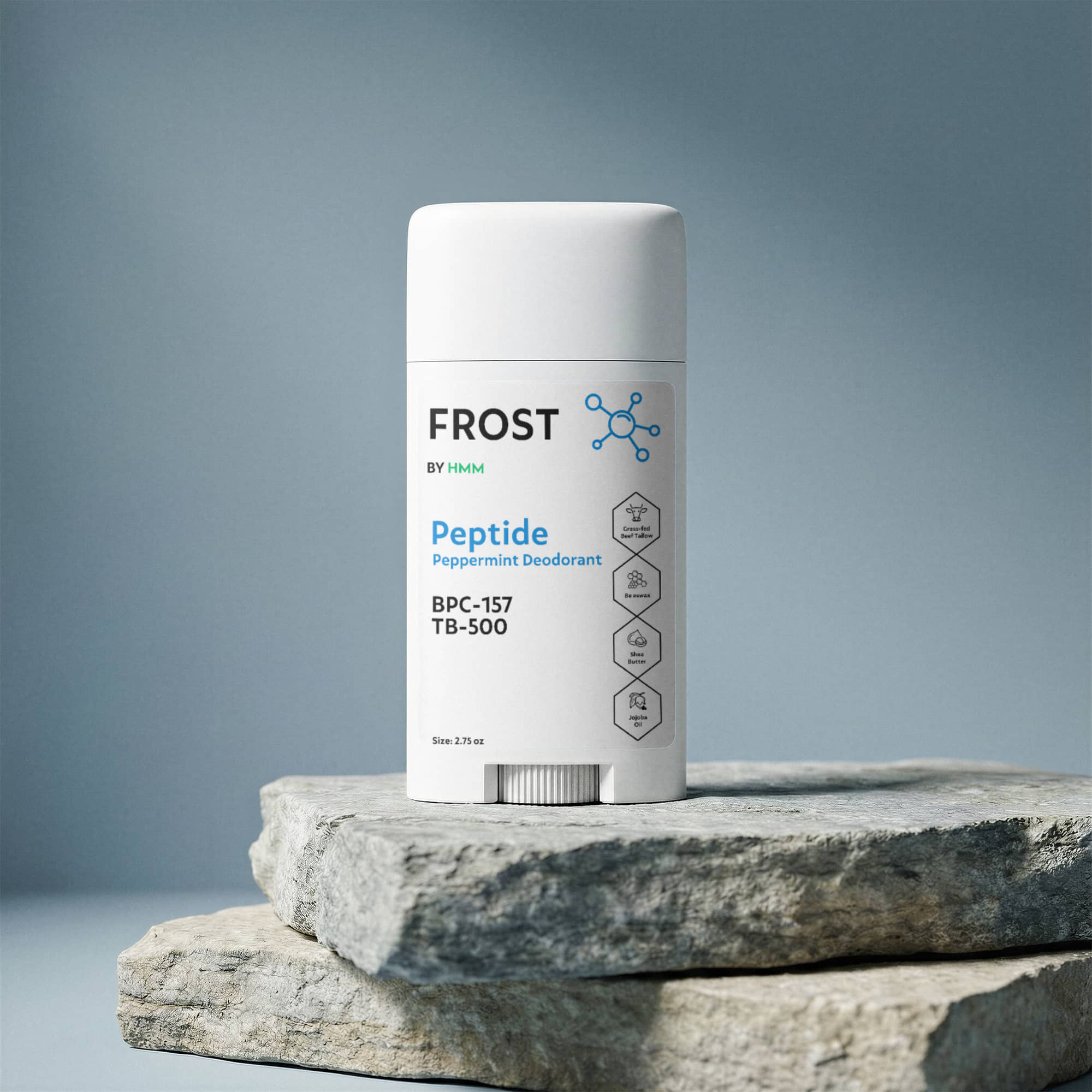 2 Pack Peptide Peppermint Deodorant