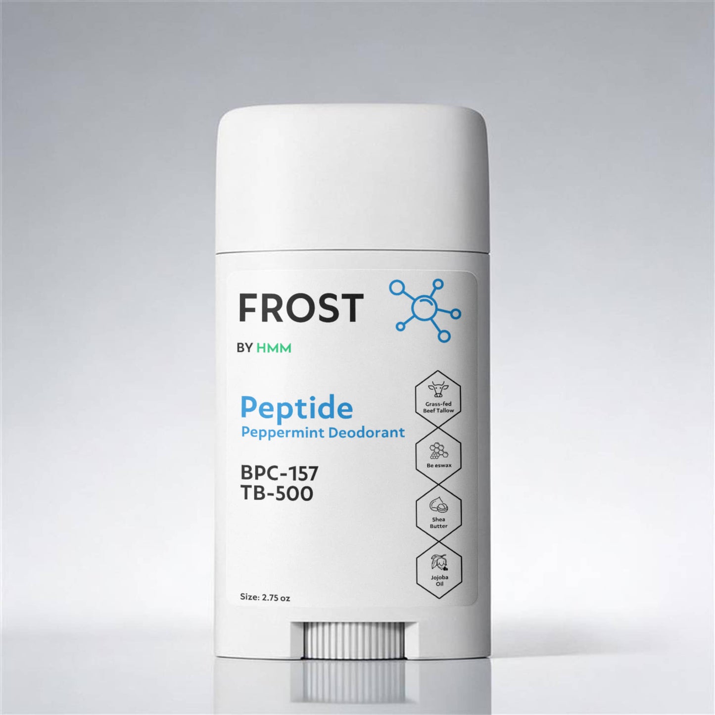 2 Pack Peptide Peppermint Deodorant