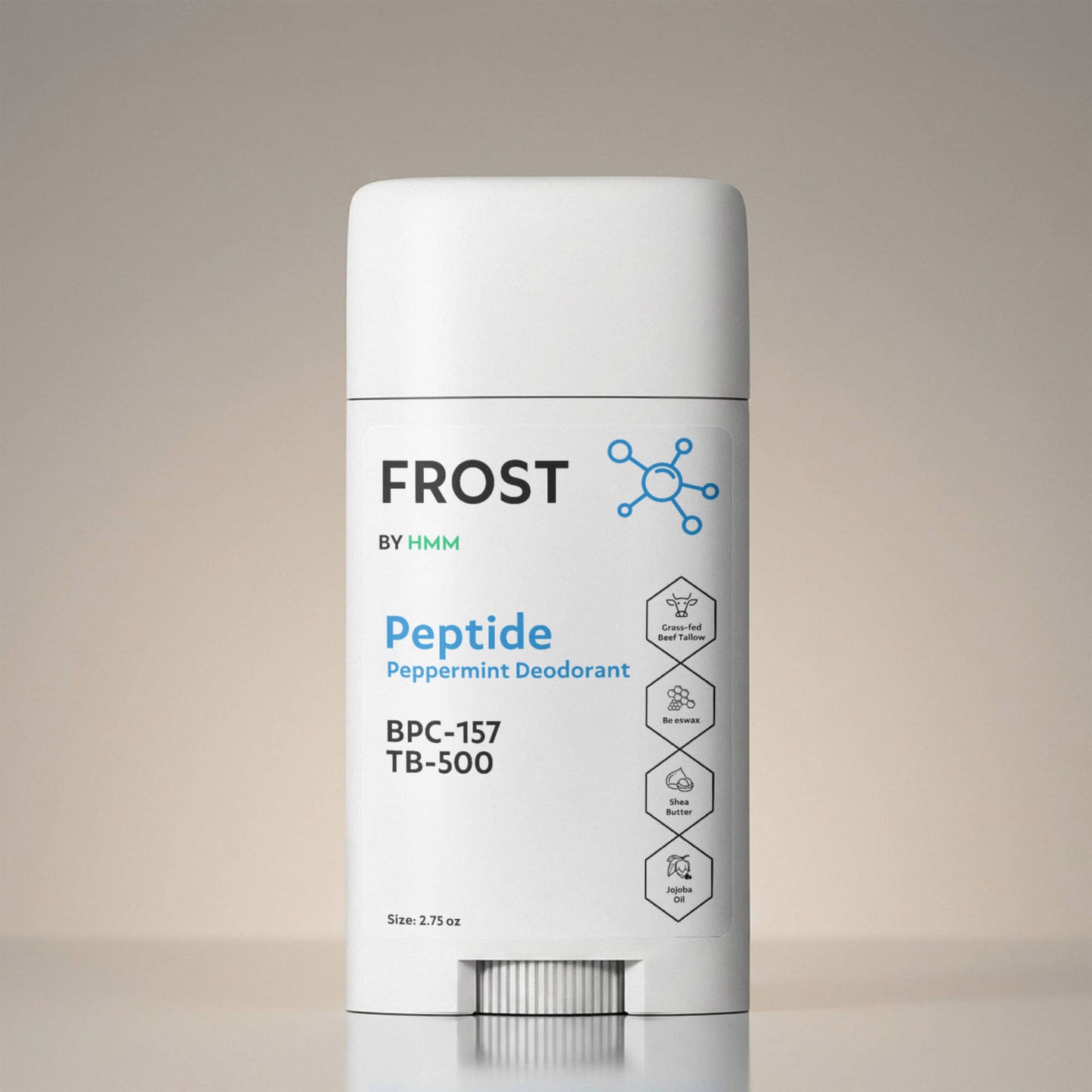 2 Pack Peptide Peppermint Deodorant