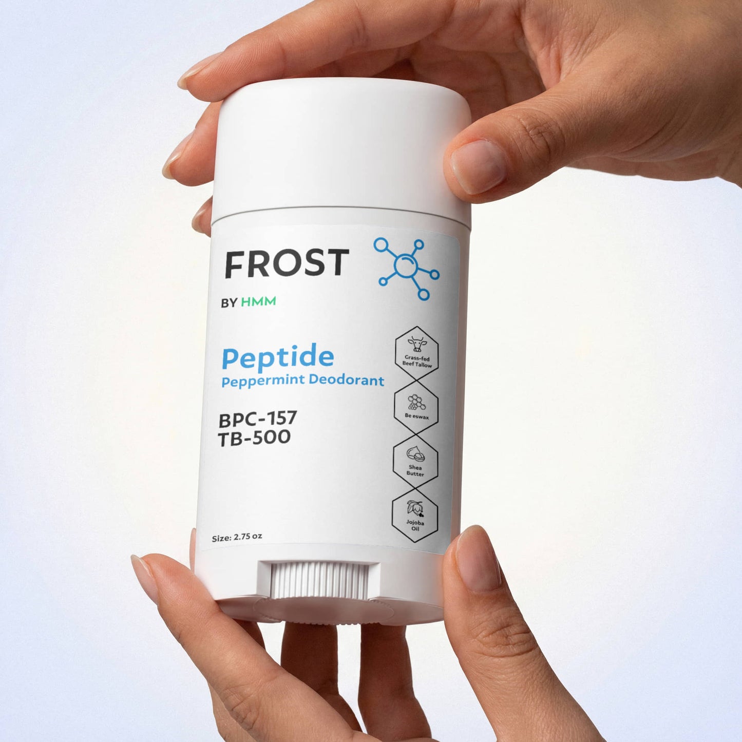 2 Pack Peptide Peppermint Deodorant