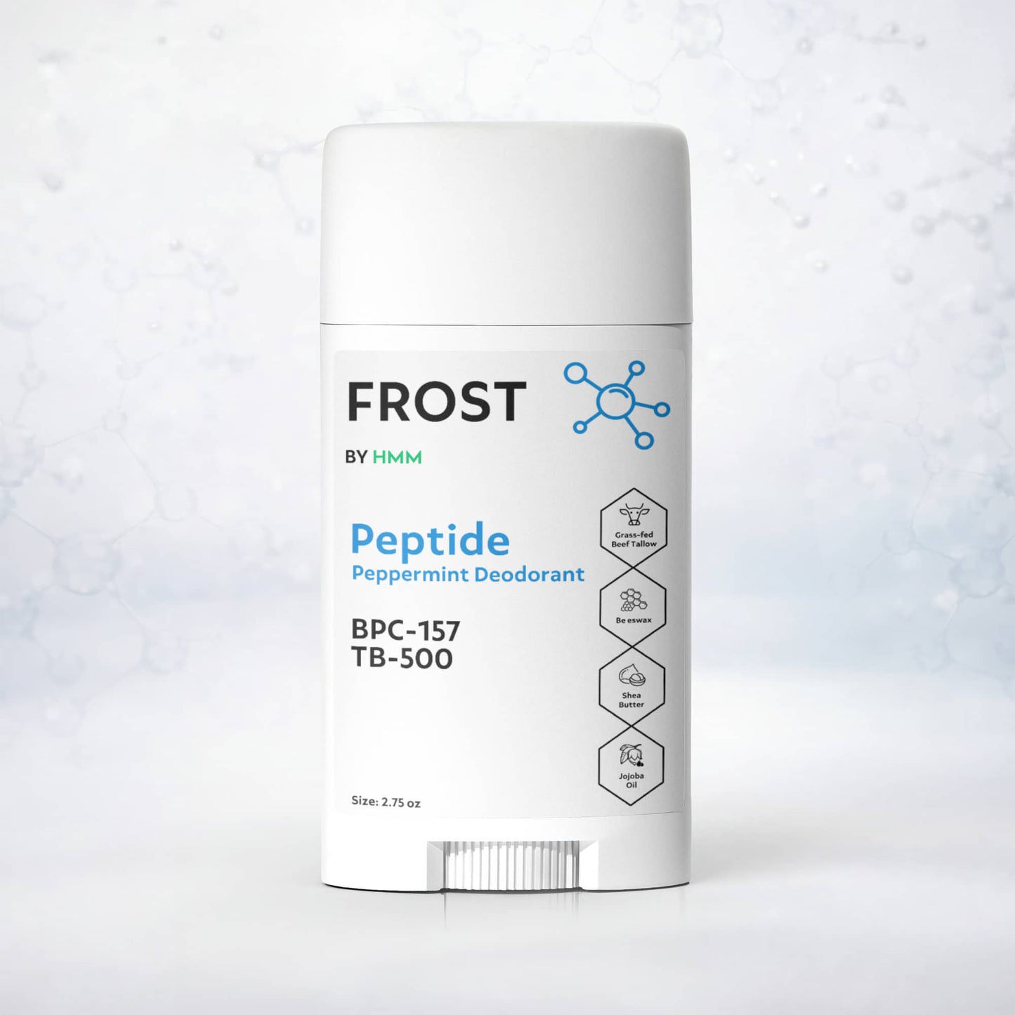 2 Pack Peptide Peppermint Deodorant